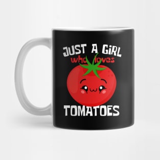 Just A Girl Who Loves Tomatoes Funny Mug
